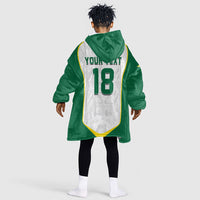 Custom Senegal Football 2026 Kid Wearable Blanket Hoodie Proud Lions of Teranga Spirit