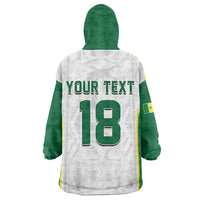Custom Senegal Football 2026 Kid Wearable Blanket Hoodie Proud Lions of Teranga Spirit