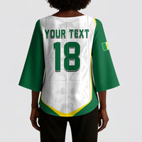 Custom Senegal Football 2026 Kimono Sleeve Blouse Proud Lions of Teranga Spirit