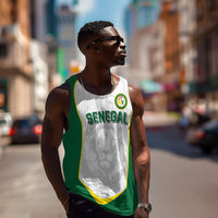 Custom Senegal Football 2026 Men Tank Top Proud Lions of Teranga Spirit