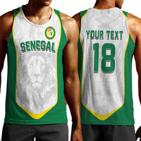 Custom Senegal Football 2026 Men Tank Top Proud Lions of Teranga Spirit