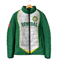 Custom Senegal Football 2026 Padded Jacket Proud Lions of Teranga Spirit