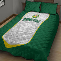 Senegal Football 2026 Quilt Bed Set Proud Lions of Teranga Spirit