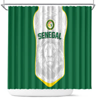 Senegal Football 2026 Shower Curtain Proud Lions of Teranga Spirit