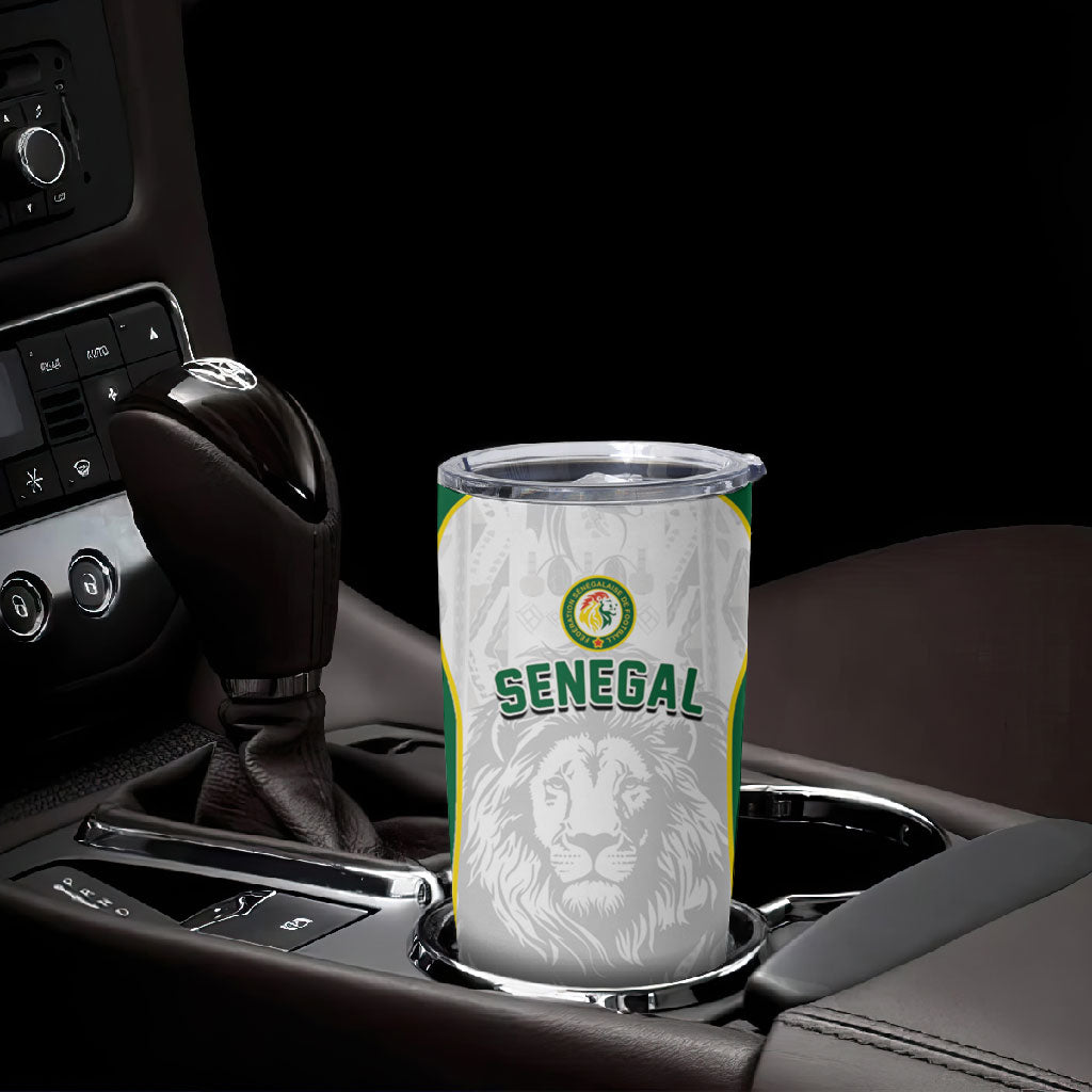 Custom Senegal Football 2026 Tumbler Cup Proud Lions of Teranga Spirit