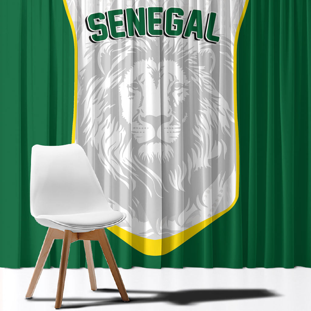 Senegal Football 2026 Window Curtain Proud Lions of Teranga Spirit