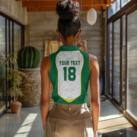 Custom Senegal Football 2026 Women Sleeveless Polo Shirt Proud Lions of Teranga Spirit