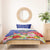 Puerto Rico Coat Of Arm Bedding Set With Thespesia Grandiflora Flowers - Wonder Print Shop