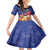 Puerto Rico Coat Of Arm Family Matching Off The Shoulder Long Sleeve Dress and Hawaiian Shirt With Thespesia Grandiflora Flowers - Wonder Print Shop