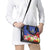 Puerto Rico Coat Of Arm Shoulder Handbag With Thespesia Grandiflora Flowers