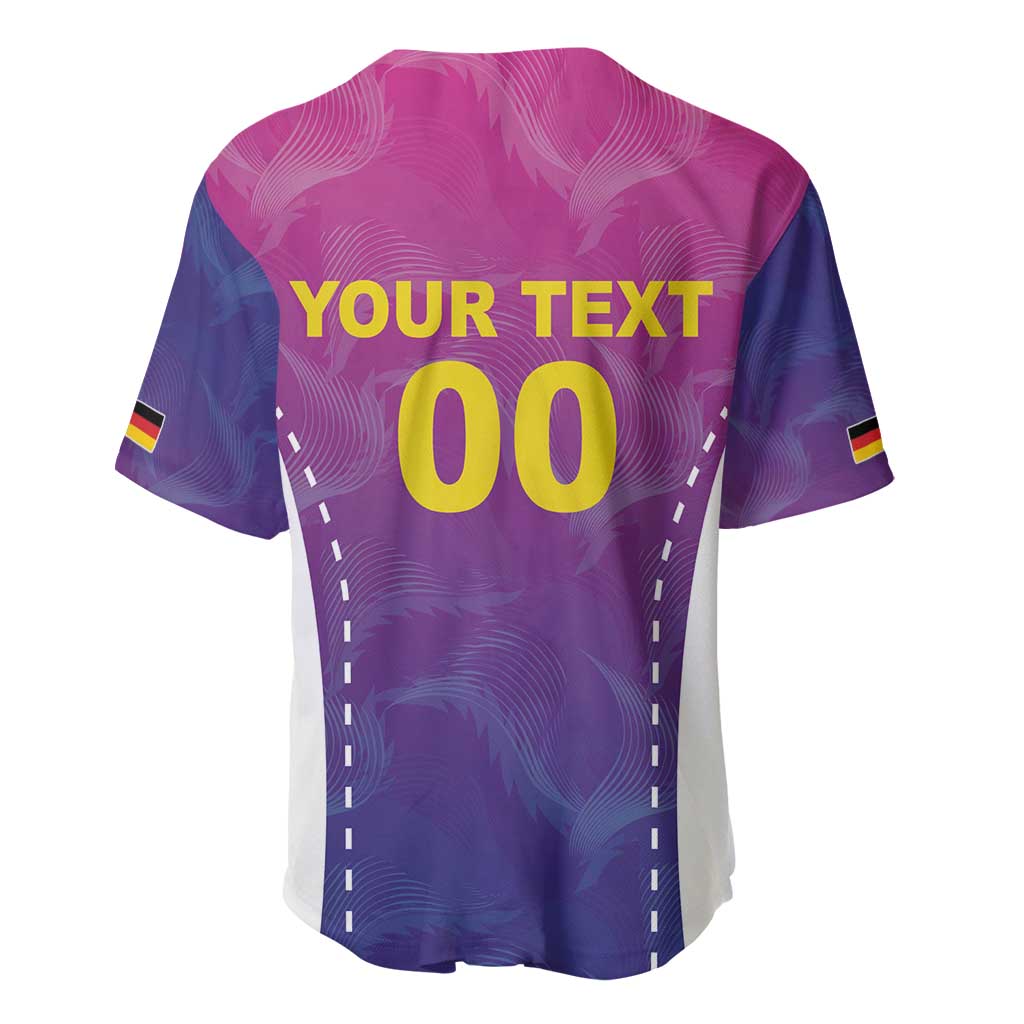 Custom Germany Football Baseball Jersey Pink Version - Wonder Print Shop