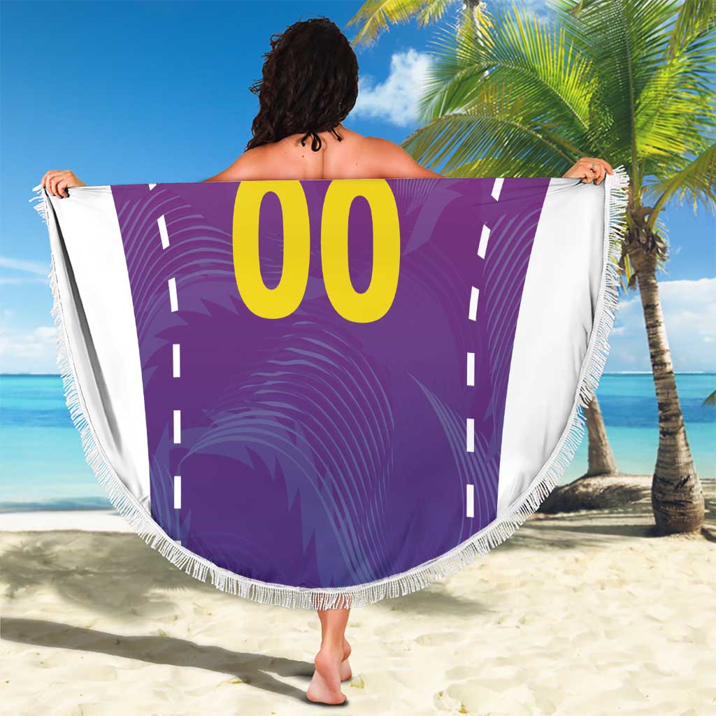 Custom Germany Football Beach Blanket Pink Version - Wonder Print Shop