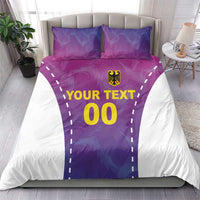 Custom Germany Football Bedding Set Pink Version - Wonder Print Shop