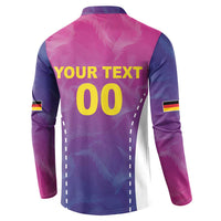 Custom Germany Football Button Sweatshirt Pink Version - Wonder Print Shop