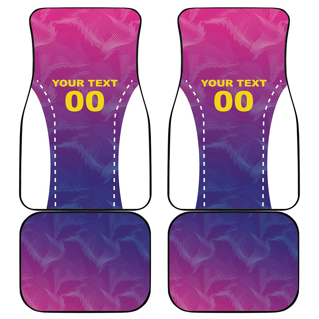 Custom Germany Football Car Mats Pink Version - Wonder Print Shop