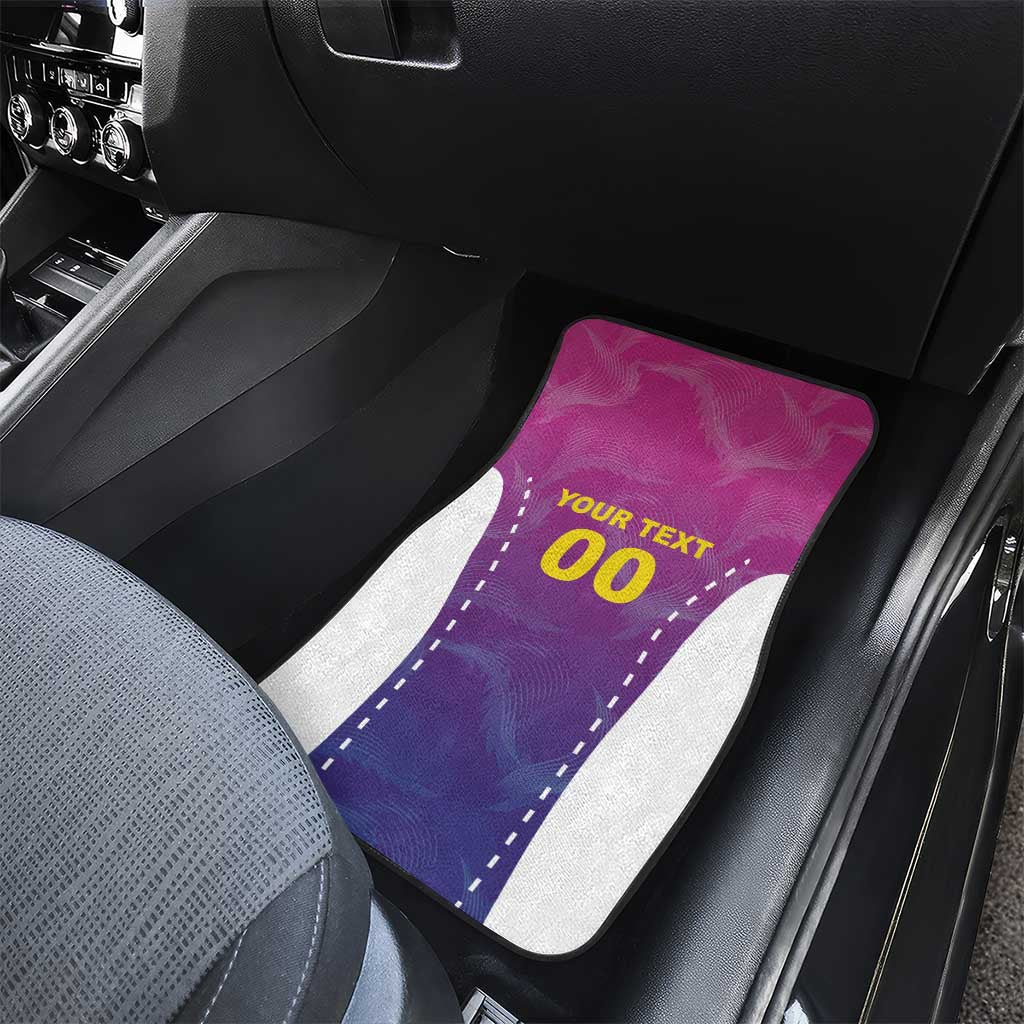 Custom Germany Football Car Mats Pink Version - Wonder Print Shop