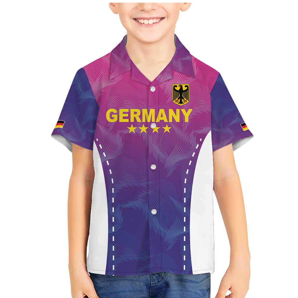 Custom Germany Football Family Matching Mermaid Dress and Hawaiian Shirt Pink Version - Wonder Print Shop