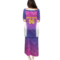 Custom Germany Football Family Matching Puletasi and Hawaiian Shirt Pink Version - Wonder Print Shop