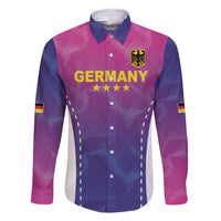 Custom Germany Football Family Matching Short Sleeve Bodycon Dress and Hawaiian Shirt Pink Version - Wonder Print Shop