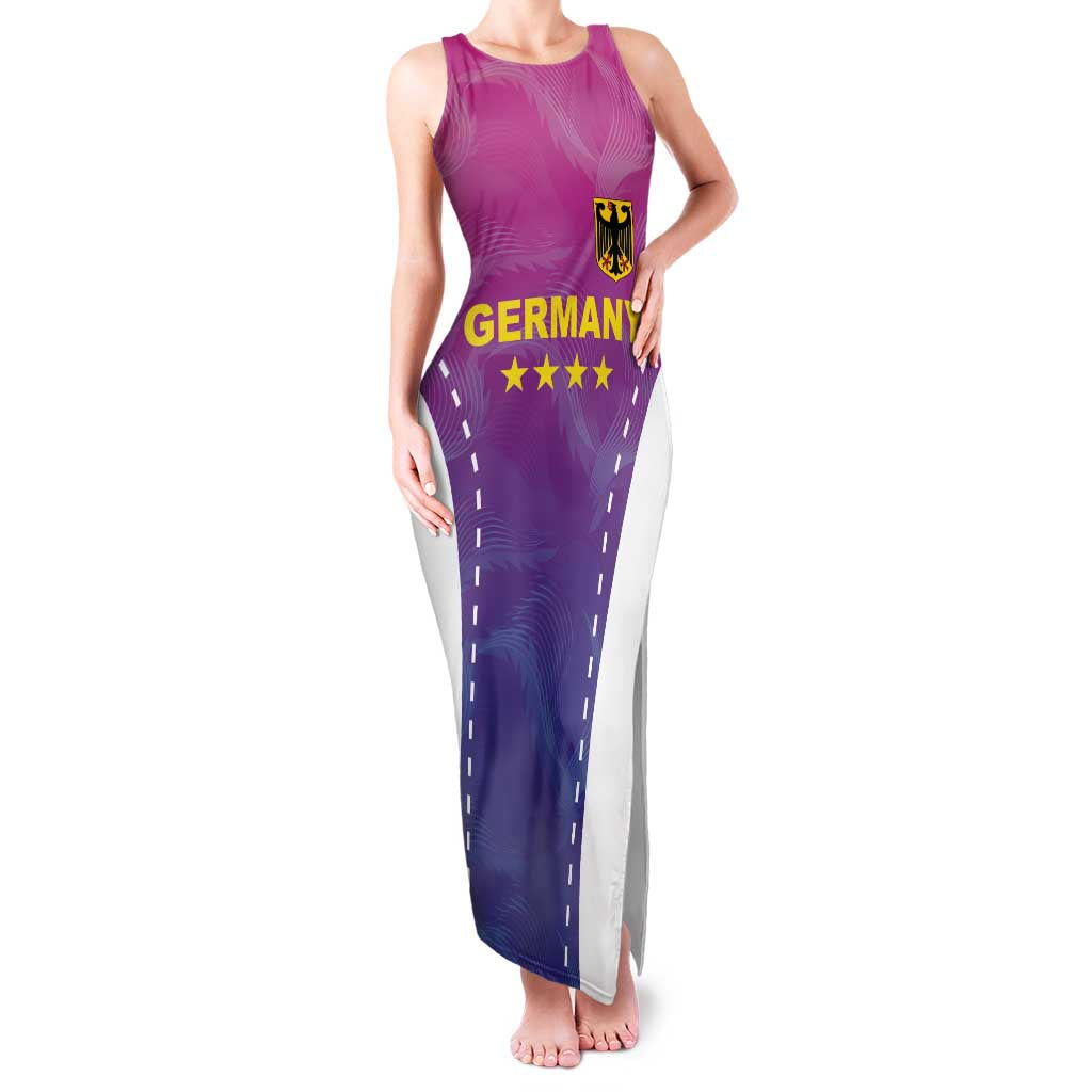 Custom Germany Football Family Matching Tank Maxi Dress and Hawaiian Shirt Pink Version - Wonder Print Shop