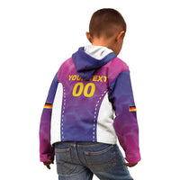 Custom Germany Football Kid Hoodie Pink Version - Wonder Print Shop