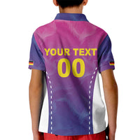 Custom Germany Football Kid Polo Shirt Pink Version - Wonder Print Shop