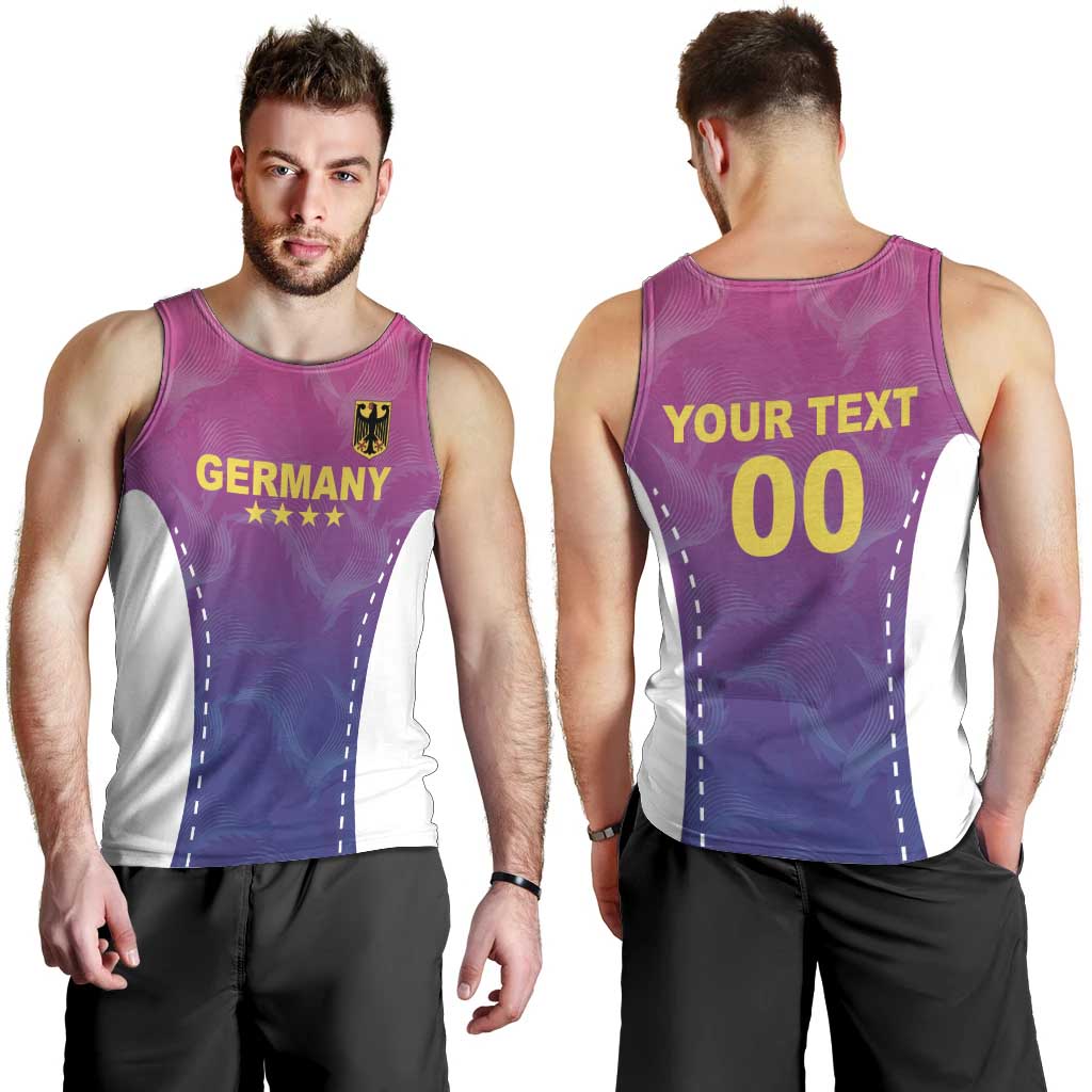 Custom Germany Football Men Tank Top Pink Version - Wonder Print Shop