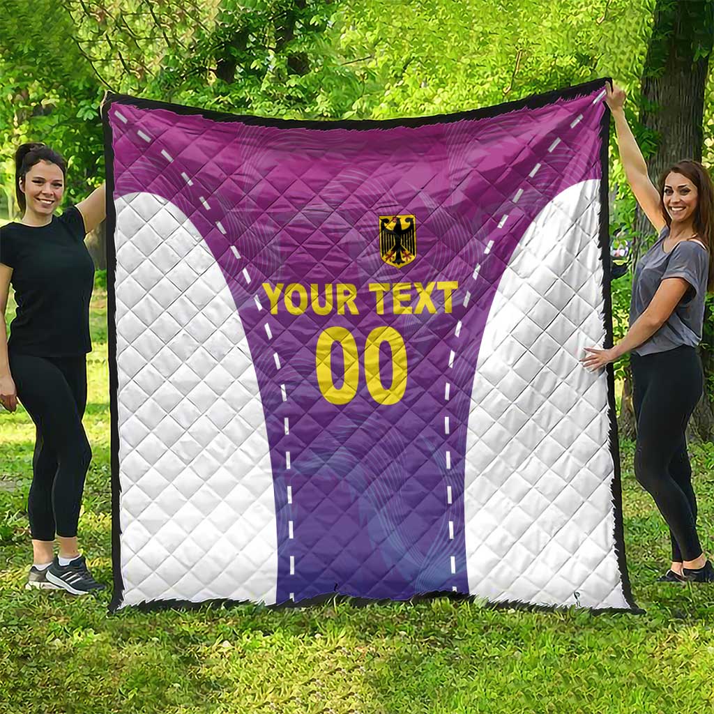 Custom Germany Football Quilt Pink Version - Wonder Print Shop