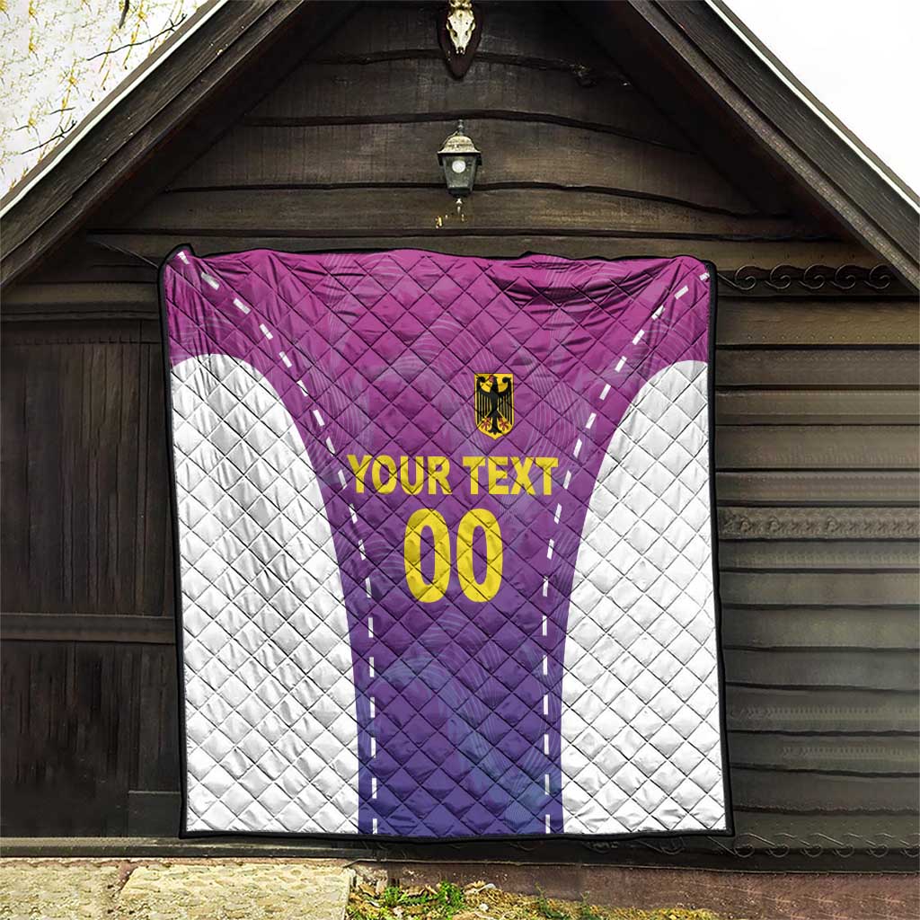 Custom Germany Football Quilt Pink Version - Wonder Print Shop