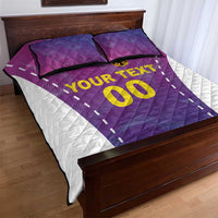 Custom Germany Football Quilt Bed Set Pink Version - Wonder Print Shop