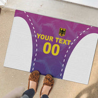 Custom Germany Football Rubber Doormat Pink Version - Wonder Print Shop