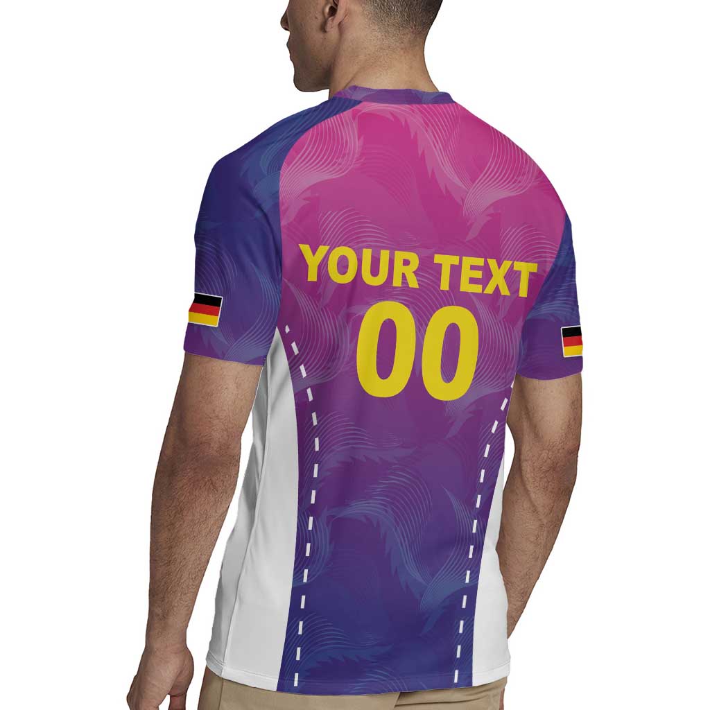 Custom Germany Football Rugby Jersey Pink Version - Wonder Print Shop