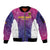 Custom Germany Football Sleeve Zip Bomber Jacket Pink Version - Wonder Print Shop
