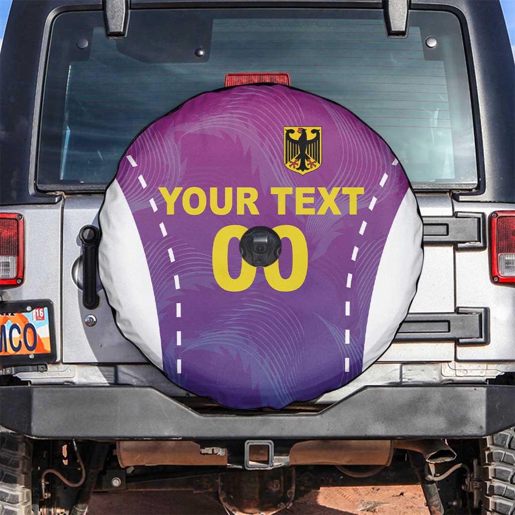 Custom Germany Football Spare Tire Cover Pink Version - Wonder Print Shop
