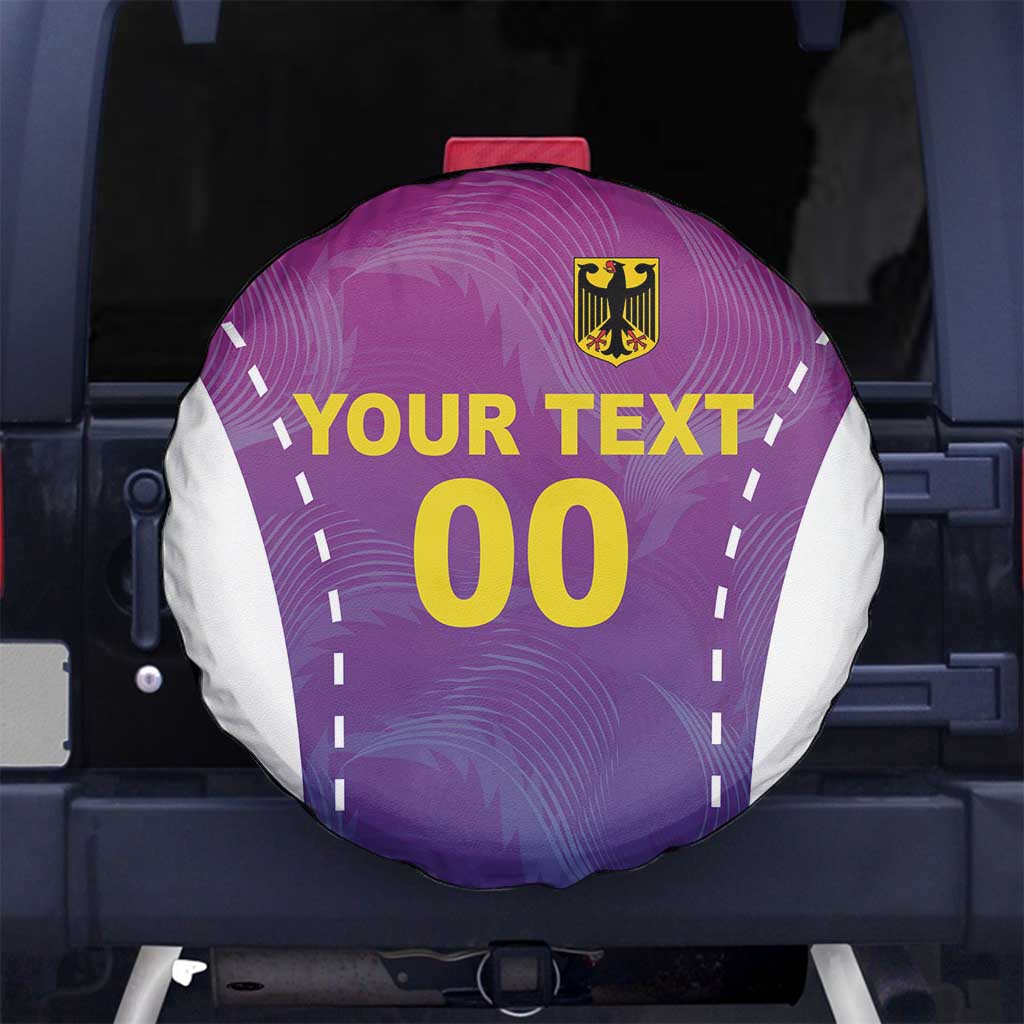 Custom Germany Football Spare Tire Cover Pink Version - Wonder Print Shop