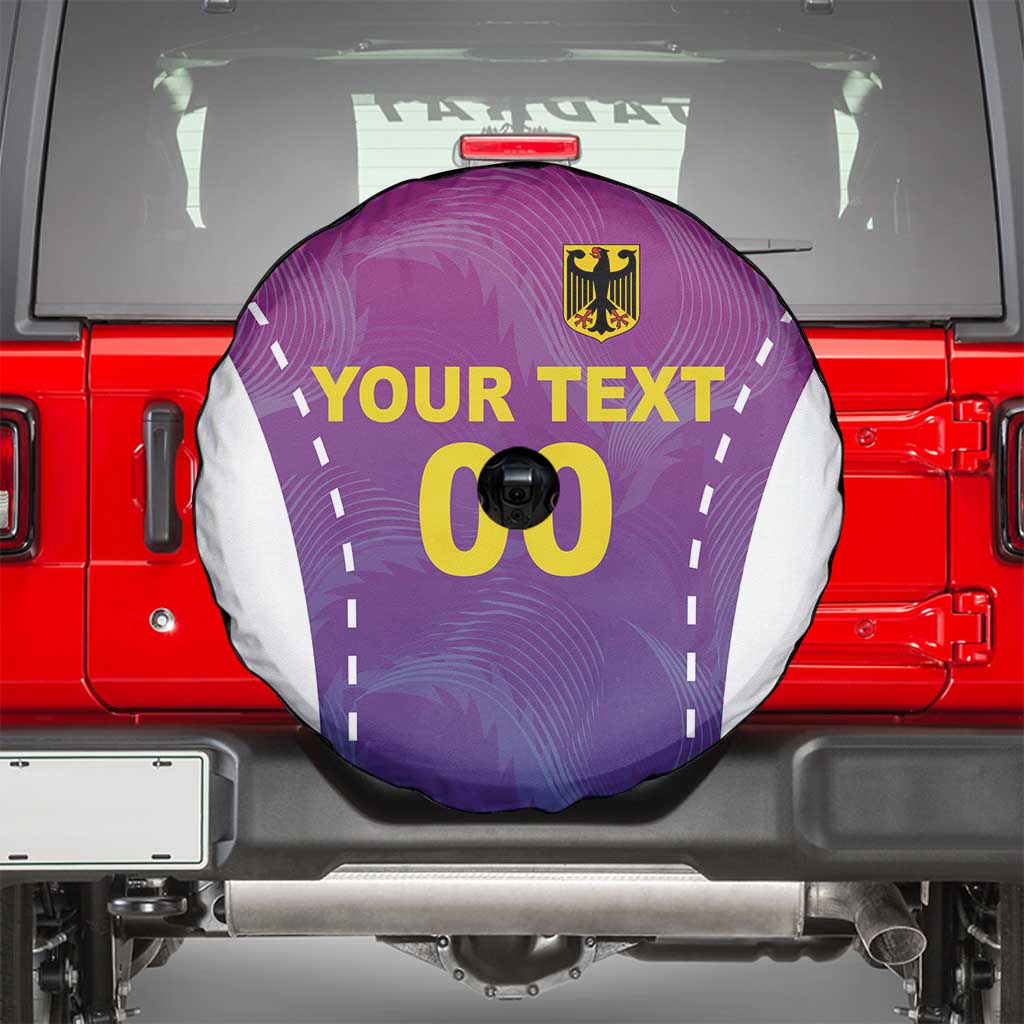Custom Germany Football Spare Tire Cover Pink Version - Wonder Print Shop