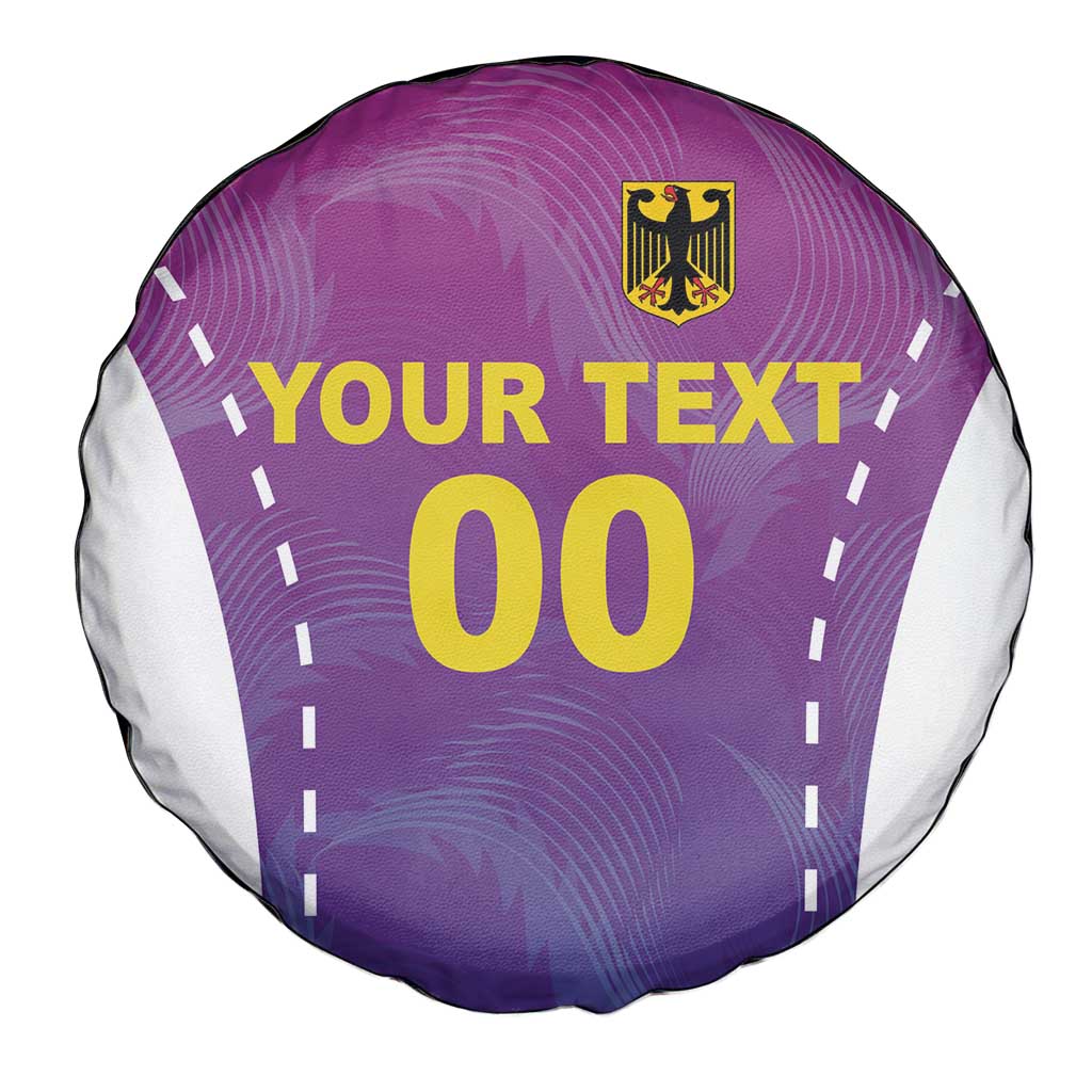 Custom Germany Football Spare Tire Cover Pink Version - Wonder Print Shop