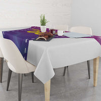 Custom Germany Football Tablecloth Pink Version - Wonder Print Shop