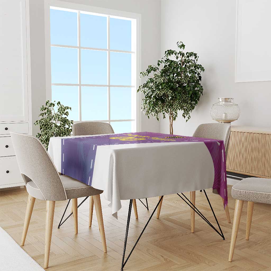 Custom Germany Football Tablecloth Pink Version - Wonder Print Shop