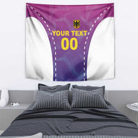 Custom Germany Football Tapestry Pink Version - Wonder Print Shop