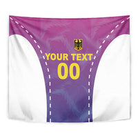 Custom Germany Football Tapestry Pink Version - Wonder Print Shop