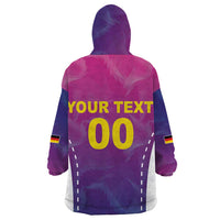 Custom Germany Football Wearable Blanket Hoodie Pink Version - Wonder Print Shop