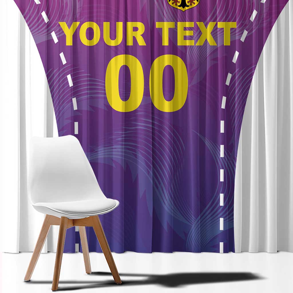 Custom Germany Football Window Curtain Pink Version - Wonder Print Shop