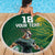 Custom Rugby South Africa Beach Blanket Springboks Mascot - Wonder Print Shop