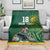 Custom Rugby South Africa Blanket Springboks Mascot - Wonder Print Shop