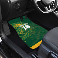 Custom Rugby South Africa Car Mats Springboks Mascot - Wonder Print Shop