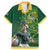 Custom Rugby South Africa Family Matching Mermaid Dress and Hawaiian Shirt Springboks Mascot - Wonder Print Shop