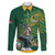 Custom Rugby South Africa Family Matching Puletasi and Hawaiian Shirt Springboks Mascot - Wonder Print Shop