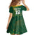 Custom Rugby South Africa Family Matching Summer Maxi Dress and Hawaiian Shirt Springboks Mascot - Wonder Print Shop