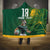 Custom Rugby South Africa Hooded Blanket Springboks Mascot - Wonder Print Shop